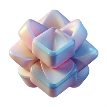 destacar geométrico un campo de translúcido, superposición formas creando un complejo, en capas composición, iluminado por un suave, difuso resplandor 4k png