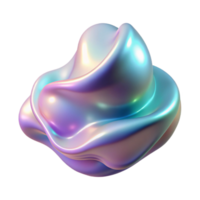 memorable modern A fluid, amorphous shape, shifting and morphing, with a pearlescent sheen, in a surreal, dreamlike style, under a soft, diffused light detailed png