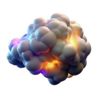gorgeous distinctive A cloud of swirling, iridescent smoke, illuminated by a dramatic, chiaroscuro lighting, in a Baroque style png