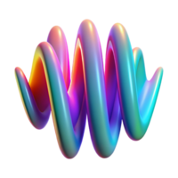 breathtaking calm futuristic An abstract representation of sound waves in vibrant, gradient colors, illuminated by a pulsating, rhythmic light. Psychedelic style expertly shot png