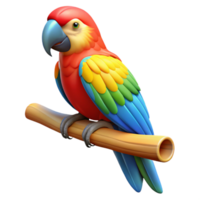 magnificent bohemian A colorful macaw perched on a branch, tropical rainforest setting, vibrant and saturated colors elite png
