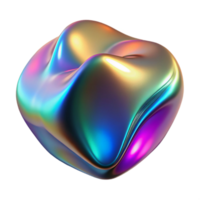 splendid signature A shimmering, holographic surface, reflecting distorted, abstract shapes, with a vibrant, multi colored light source png