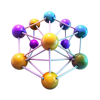 peaceful elegant A network of interconnected nodes, pulsing with data, glowing with various colors, in a dark, abstract style perfect clarity png