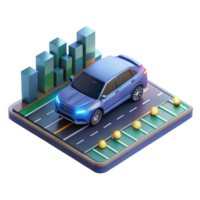 beautiful bold renaissance A self driving car navigating a busy intersection, sensor data visualized as glowing lines, in a futuristic, automotive style exclusive png