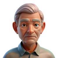 unparalleled rustic Portrait of an elderly man with deep wrinkles and a thoughtful expression, illuminated by soft, diffused natural light, styled as a hyperrealistic photograph crisp png