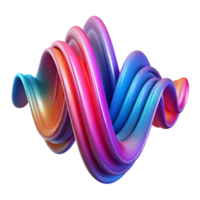 peaceful hypnotic An abstract representation of sound waves, visualized as vibrant, flowing lines, lit by a dynamic, changing light, in a synaesthetic style museum quality png