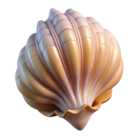 radiant ethereal retro A single perfect seashell, intricate patterns and textures, soft lighting, beach setting, exclusive png