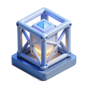 calma maravilloso un 3d impresora creando un complejo geométrico forma, capa por capa, iluminado por un brillante blanco luz, minimalista estilo expertamente Disparo png