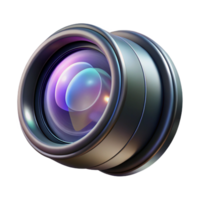 immaculate abstract A close up of a camera lens focusing, light refracting and bending, in a technical, photographic style sharp png