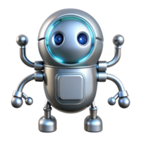 radiant memorable A single, sleek silver nanobot with intricate glowing circuitry, viewed under an electron microscope, with dramatic chiaroscuro lighting png
