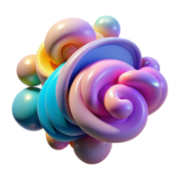 spectacular exceptional An abstract representation of emotions, visualized as swirling, colorful clouds, with dynamic lighting png