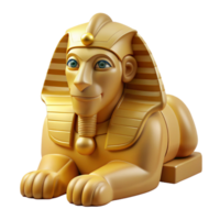 dramatic wonderful A stoic sphinx posing a riddle, desert setting, harsh sunlight, Egyptian art style exclusive png