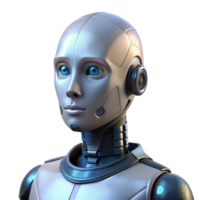 spectacular distinguished A humanoid robot with intricate facial features, gazing into the distance, illuminated by a soft, ambient light, rendered in a hyperrealistic, portrait style png