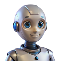 extraordinary whimsical geometric A humanoid robot with expressive eyes, soft lighting highlighting its lifelike features, uncanny valley style gallery standard png