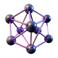 calm hypnotic A network of interconnected lines and nodes, pulsating with energy, in a dark, mysterious style, with neon accents handcrafted png