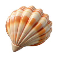 beautiful renaissance A single perfect seashell, intricate patterns and textures, soft lighting, beach setting, fine detail png