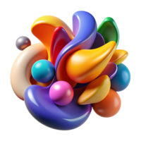 dramatic signature An abstract representation of emotions, using vibrant colors and dynamic shapes, with a dramatic, expressive style png