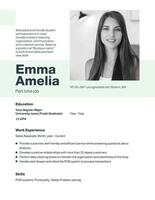Boutique Sales Part Time Job Resume template