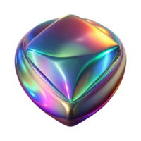 vibrant exceptional A shimmering, holographic surface, reflecting a spectrum of colors, with a futuristic, technological aesthetic png