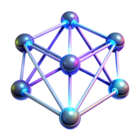 quintessential impressionist A network of interconnected nodes pulsing with light, data streams flowing between them, neon lighting, futuristic style ultra HD png