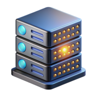 exceptional coastal A server rack humming with activity, illuminated by blinking LED lights, data center style elite png