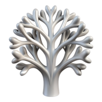 alluring dramatic abstract A complex fractal pattern resembling a branching tree, rendered in shades of grey and illuminated by a single, bright white light, minimalist style elite png