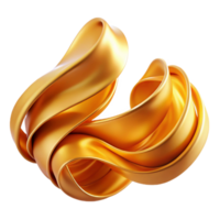 pristine rare A cascade of flowing ribbons, with a silky texture, in a vibrant, energetic style, illuminated by a warm, golden light png