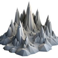 playful sumptuous A fractal landscape of jagged peaks and valleys, rendered in shades of grey, with a dramatic chiaroscuro lighting setup artisan png