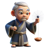 standout organic A wise old jorogumo spinning a web, dimly lit, Japanese art style detailed png