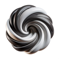 radiant joyful creative A dynamic composition of swirling brushstrokes, in shades of black and white, with a strong contrast and a gestural, abstract expressionist style artisan png