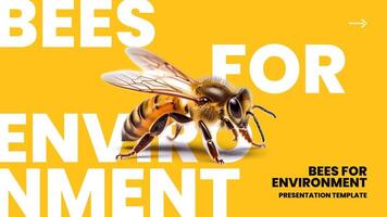 Bees For Environment Presentation Template