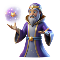 celebrated avant garde A wise oracle consulting the stars, celestial background, mystical lighting, fantasy art style sharp png