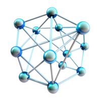 striking dramatic artistic A network of interconnected nodes, pulsating with data, glowing lines, abstract data visualization style expertly shot png
