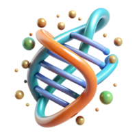 hipnotizante notável uma dna vertente transformando para dentro uma digital binário código seqüência, brilhando partículas rodopiando em volta, abstrato estilo, Sombrio fundo png