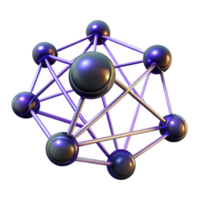 immaculate dynamic surreal A stylized representation of the internet, a vast network of interconnected nodes, glowing lines, dark and mysterious lighting, abstract digital art studio quality png