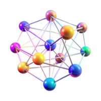 exemplary coastal A network of interconnected nodes and lines, pulsating with data flow, illuminated by a dynamic, multi colored light, data visualization style top tier png