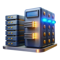 whimsical splendid A server room filled with blinking lights and humming machinery, long exposure capturing the movement of data, industrial style authentic png