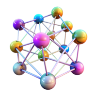 dynamic picturesque A network of interconnected nodes and lines, pulsating with data flow, illuminated by a dynamic, multi-colored light, data visualization style top-tier png