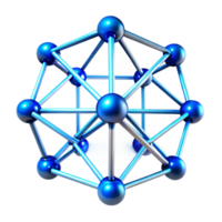 extraordinary gothic A network of interconnected nodes and lines, glowing with a cool blue light, against a dark, abstract background. Depth of field effect applied fine detail png