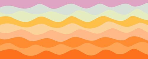 colorful abstract pattern background. template summer concept. colorful pastel wave vector