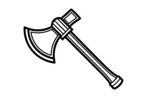 Illustration of a Simple Axe vector
