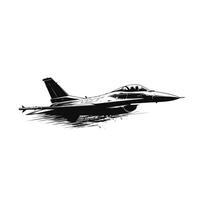 Jet Fighter Flying at High Speed vector