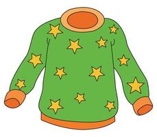 A sweater isolated on white background vector