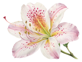 beautiful azalea flower showcases delicate petals with soft pink hues and intricate patterns, radiating elegance and charm png