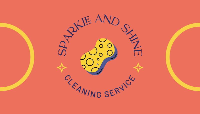 Cleaning Service Business Card Template