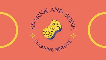 Cleaning Service Business Card Template