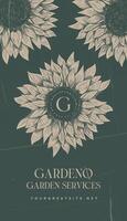 Green Gardener Business Cards Template