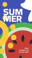 Summer Tropical Instagram Story template