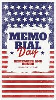 Red and Blue Memorial Day Instragram Story Template for Social Media
