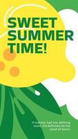 Summer Party Instagram Story template